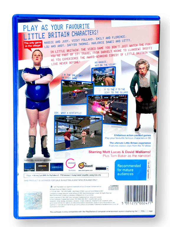 Little Britain the Video Game (PS2) *MINT COMPLETE* - Image 2
