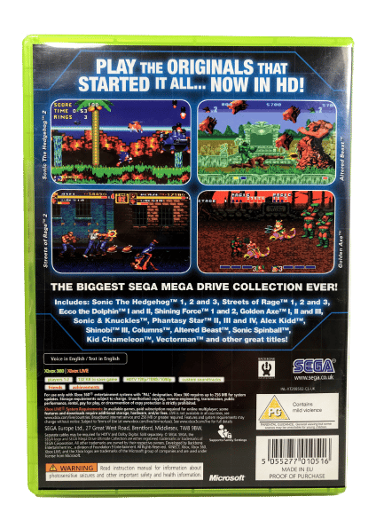 The Sega Mega Drive Ultimate Collection (Xbox 360) *EXCELLENT* - Image 2