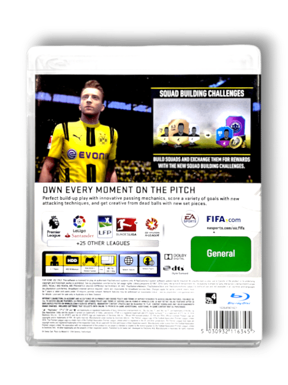 Fifa 17 PS3 game