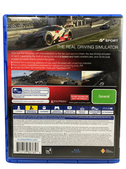 GRAN TURISMO Sport (PS4 - ORIGINAL PRINT) *MINT COMPLETE* - Image 3