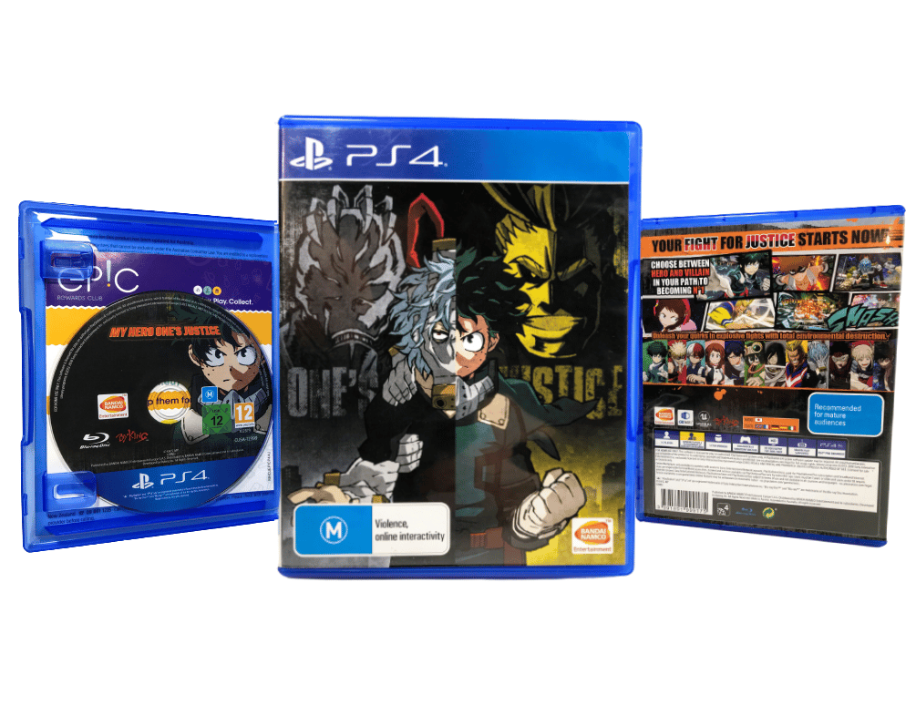 My Hero One's Justice PS4 game