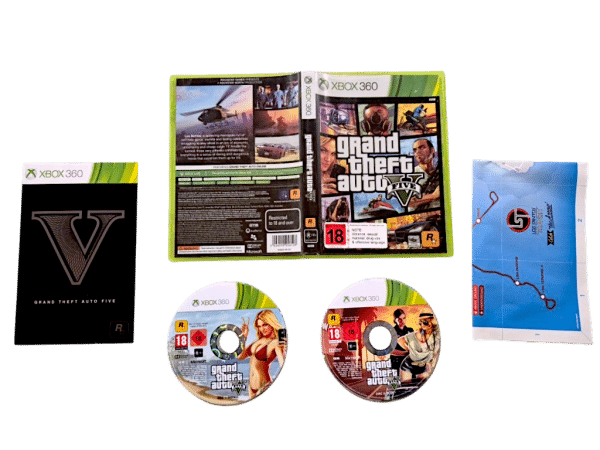 Grand Theft Auto 5 GTA V (GTA 5) XBox 360 *COMPLETE* - Image 2