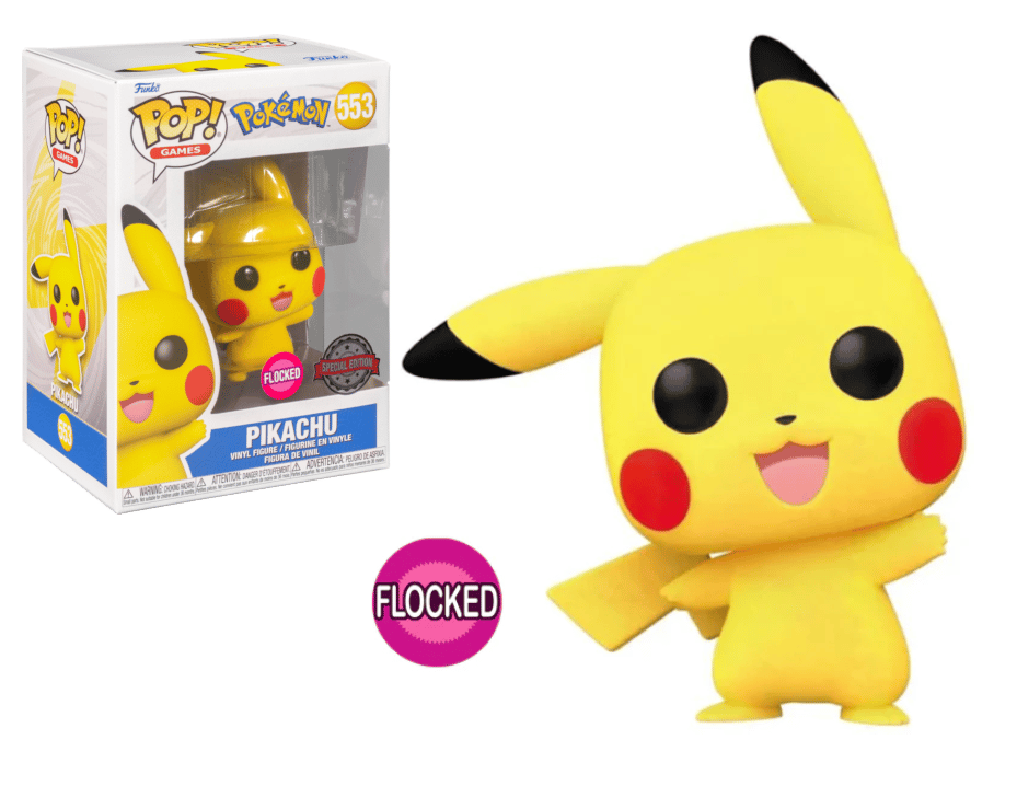 Funko Pop POKEMON Pikachu Flocked Waving
