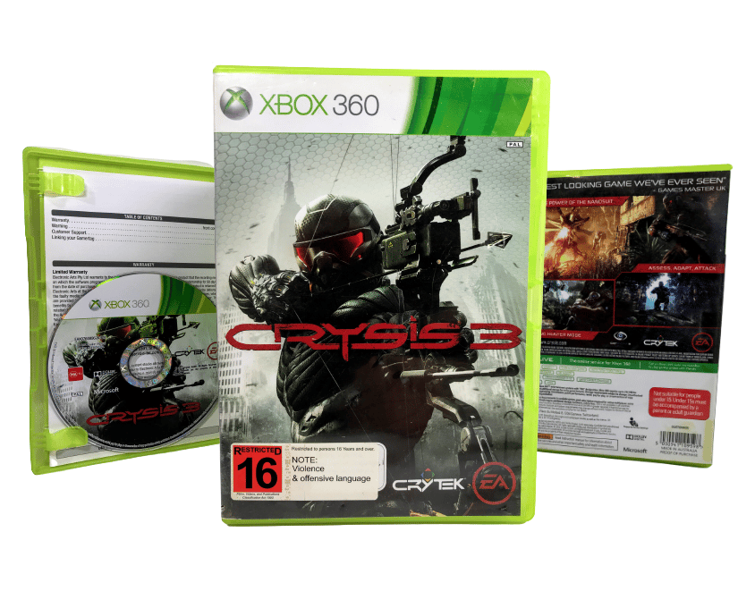 CRYSIS 3: ORIGINAL PRINT (Crisis 3) XBox 360 *EXCELLENT COMPLETE