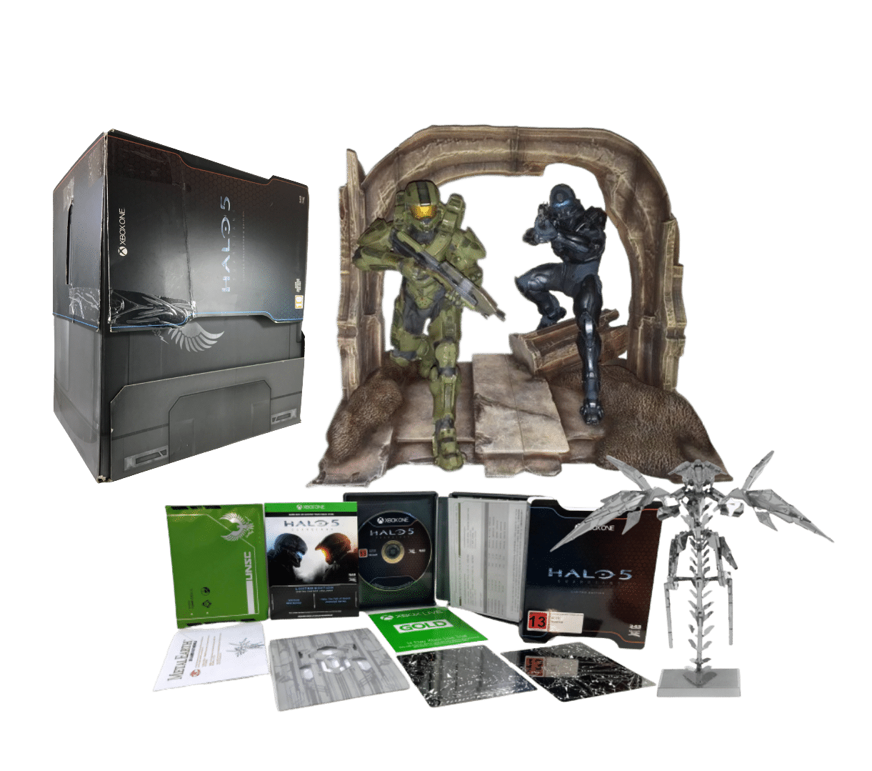 Halo 5 Guardians Limited Edition Statue + Game (BOXED)