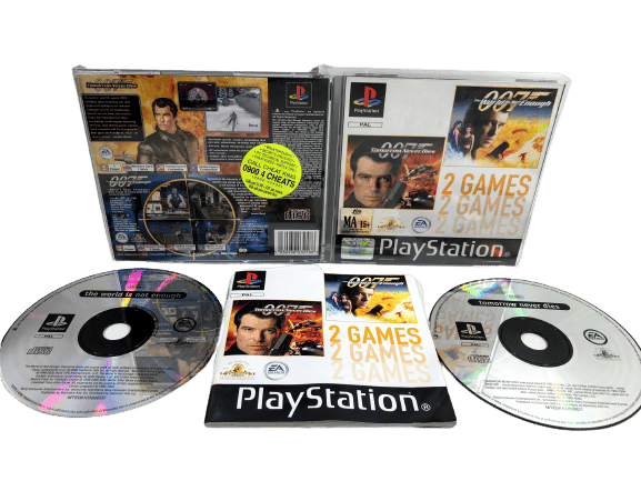 007 Tomorrow Never Dies & The World Is Not Enough PS1