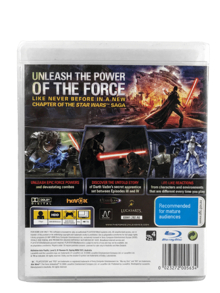 Star Wars The Force Unleashed (PS3) *MINT COMPLETE* - Image 3