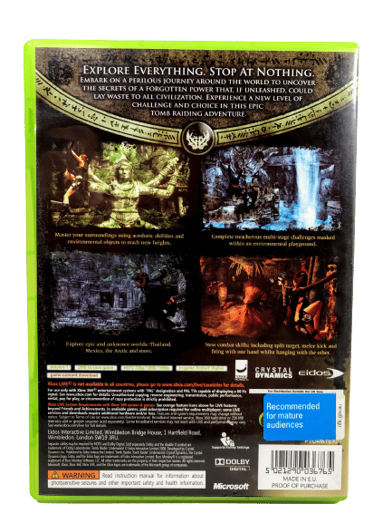 Tomb Raider UNDERWORLD (Xbox 360) *MINT COMPLETE* - Image 4