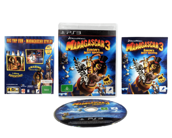 Madagascar 3 PlayStation 3 game