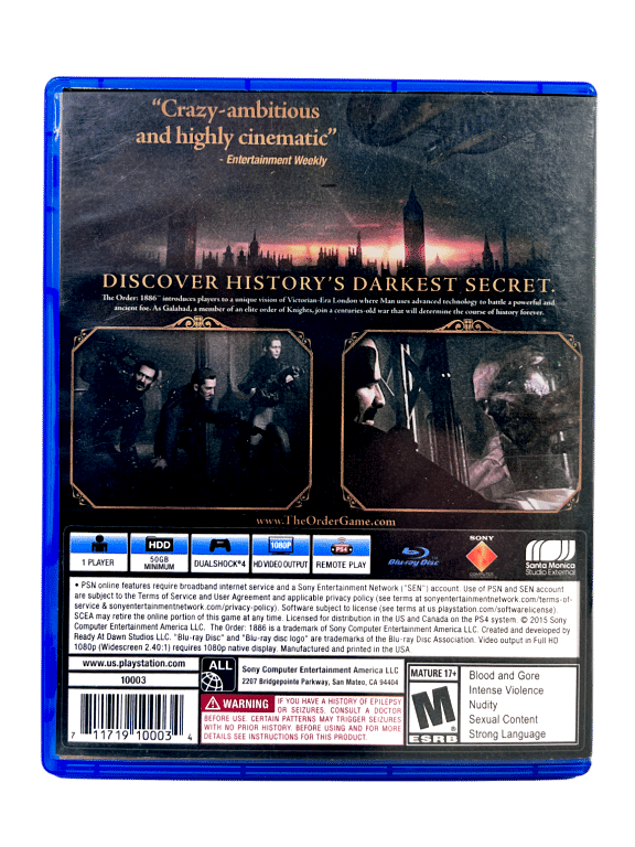 The Order: 1886 (PS4)