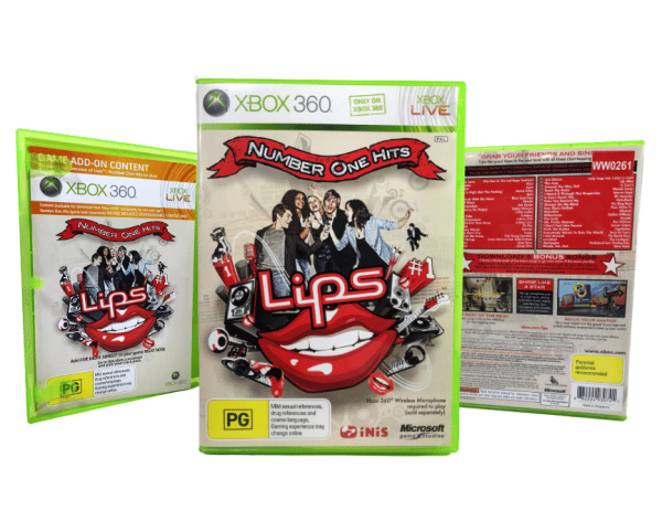Lips Number 1 hits XBox 360 game