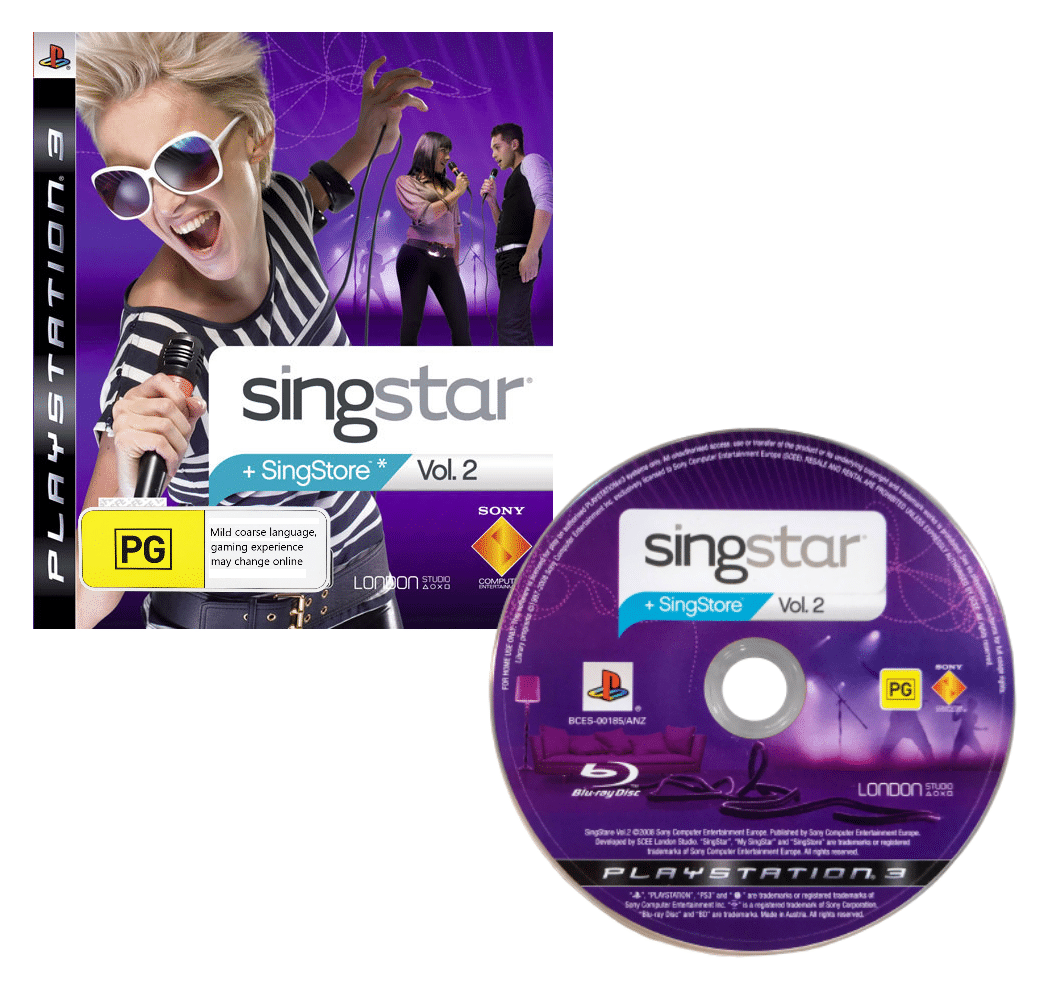 SingStar Volume 2 PS3 game