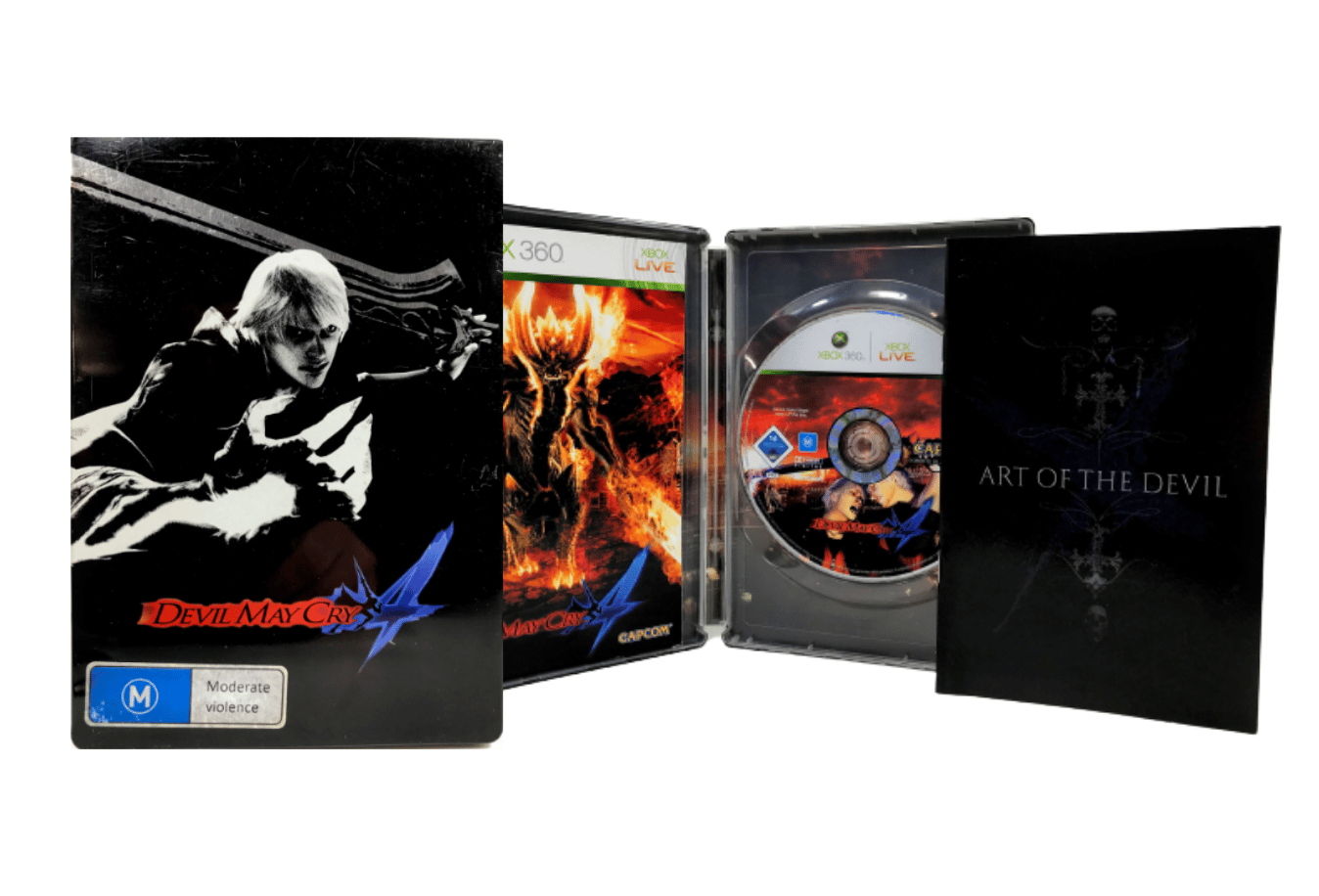 Devil May Cry 4 XBox 360 game Steel Collector's Edition