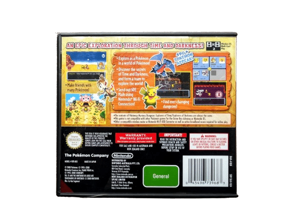Pokemon Mystery Dungeon: Explorers of Darkness (NDS - NZ PRINT) - Image 5