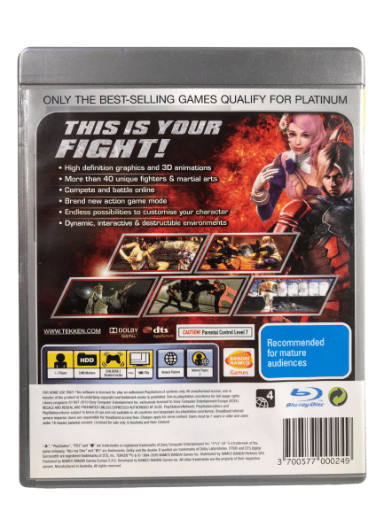 TEKKEN 6 (PS3 GENUINE PLATINUM) *MINT COMPLETE* - Image 4