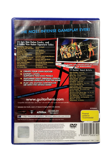 Guitar Hero VAN HALEN (RARE) *MINT COMPLETE* - Image 5