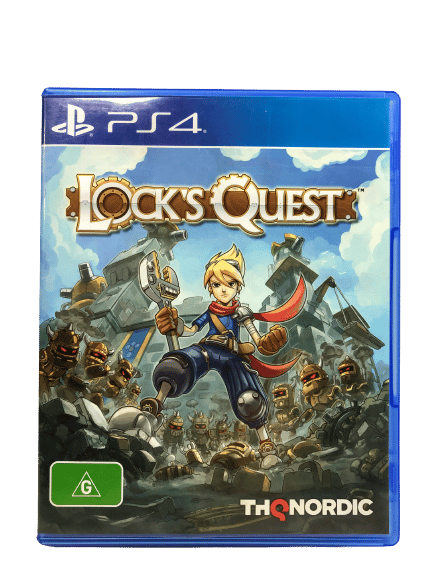 LOCK'S QUEST (PS4) *MINT COMPLETE* - Image 2