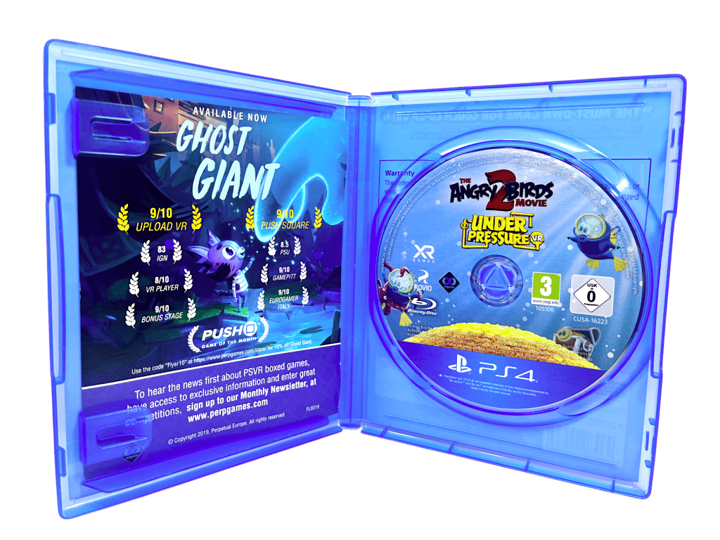 The Angry Birds Movie VR: Under Pressure (PS4) *MINT COMPLETE