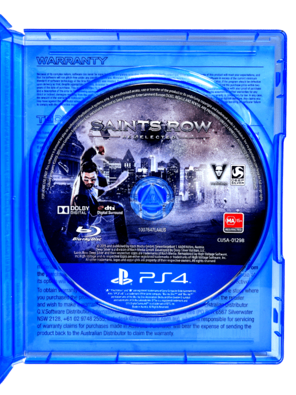 Saints Row IV Re-elected PS4