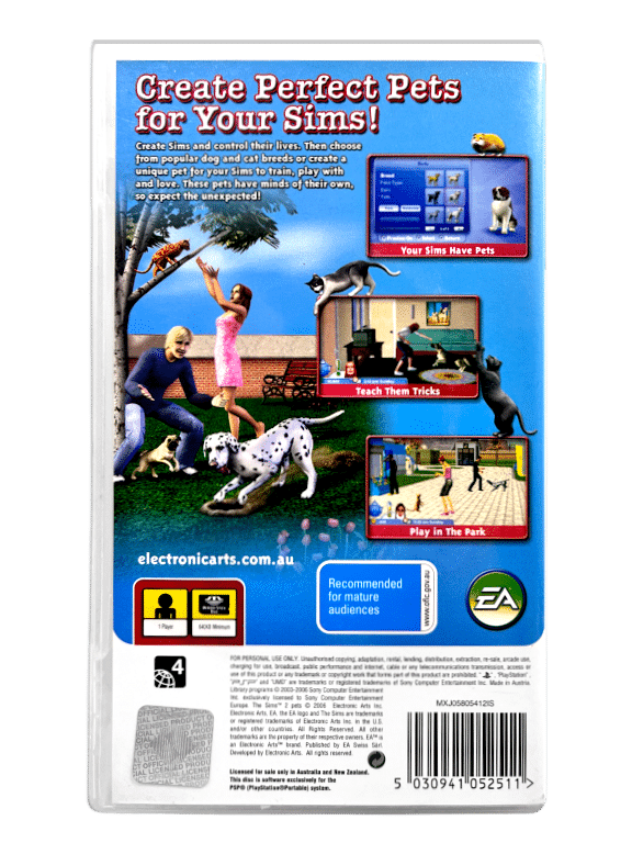 The Sims 2 Pets PSP game