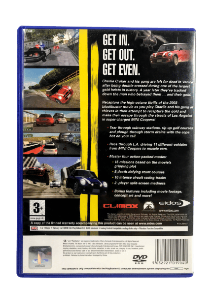 The ITALIAN JOB (PS2) *EXCELLENT & COMPLETE* - Image 6