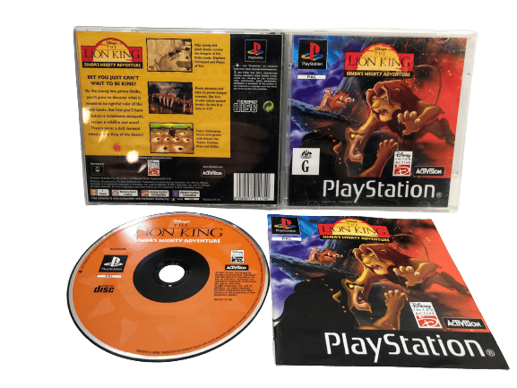 Lion King: Simba's Mighty Adventure Playstation 1 game