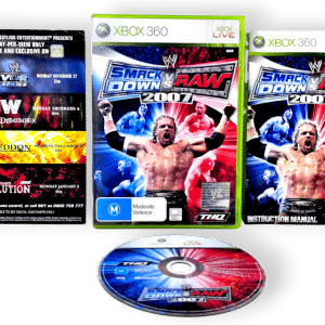 WWE Smackdown vs Raw 2007 XBox 360 game