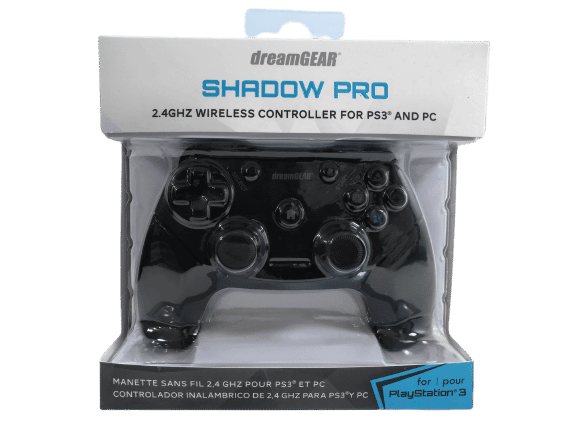 PS3 Wireless Controller: PS3/PC dreamGEAR Shadow Pro (PS4 Size/Shape) - Image 6