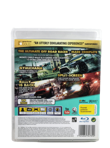 DiRT 3 Complete Edition (PS3) *MINT COMPLETE* - Image 3