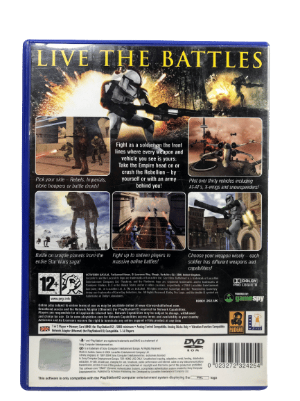 Star Wars Battlefront (ORIGINAL PRINT) PS2 *EXCELLENT + COMPLETE* - Image 4