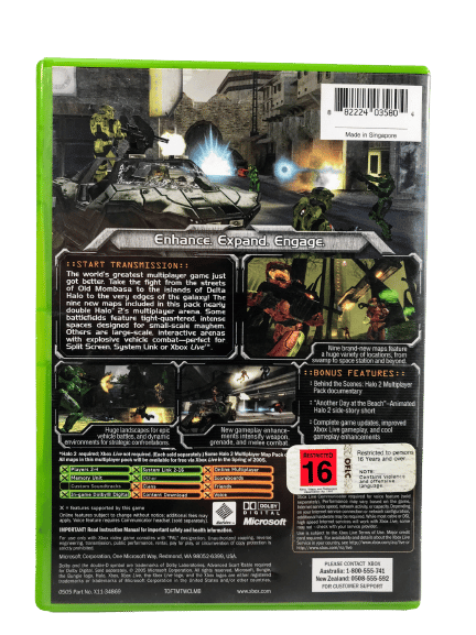 Halo 2 Multiplayer Map Pack (Xbox PAL -RARE) *EXCELLENT & COMPLETE* - Image 5