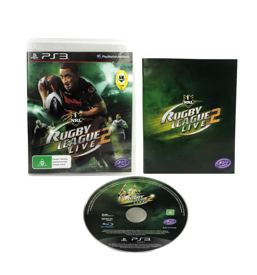 Rugby League Live 2 PS3 game