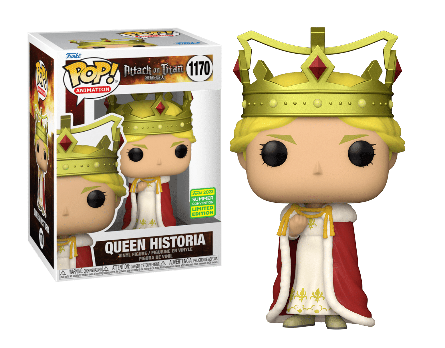 Funko Pop! Attack on Titan - Queen Historia Pop! SD22 LIMITED EDITION