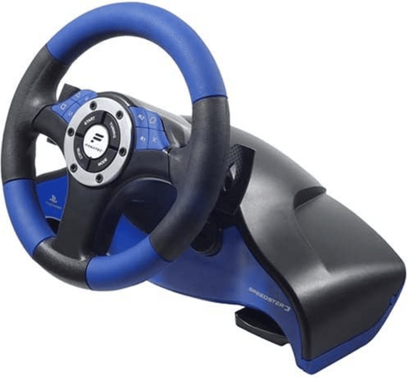 Fanatec Speedster 3 Steering Wheel + Pedals RACING SET UP (PS2) - Image 7