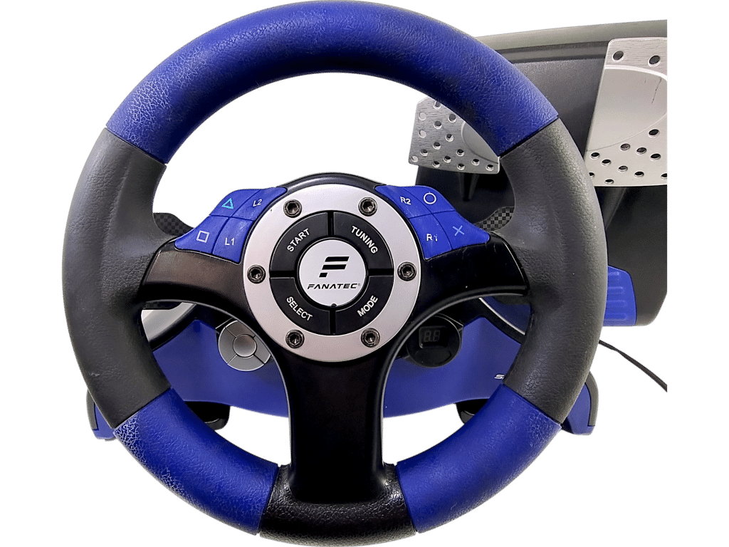 Fanatec Speedster 3 Steering Wheel + Pedals RACING SET UP (PS2)