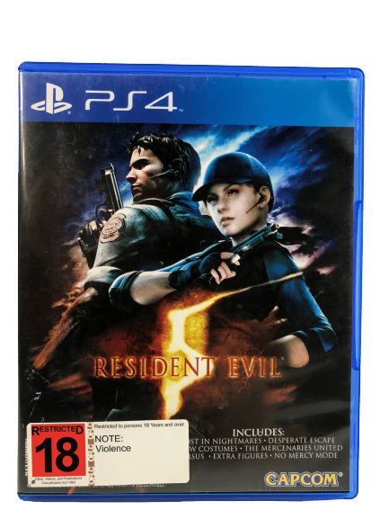 RESIDENT EVIL 5 HD (PS4) *MINT COMPLETE* - Image 2
