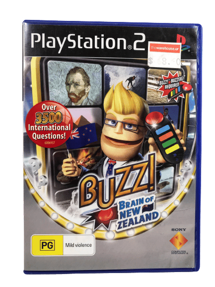 Buzz! Brain of New Zealand (PS2) *RARE* - Image 2