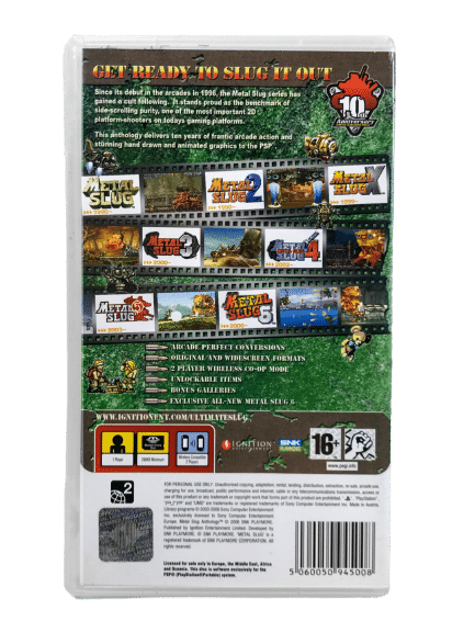 METAL SLUG ANTHOLOGY (PSP) *MINT COMPLETE* - Image 5