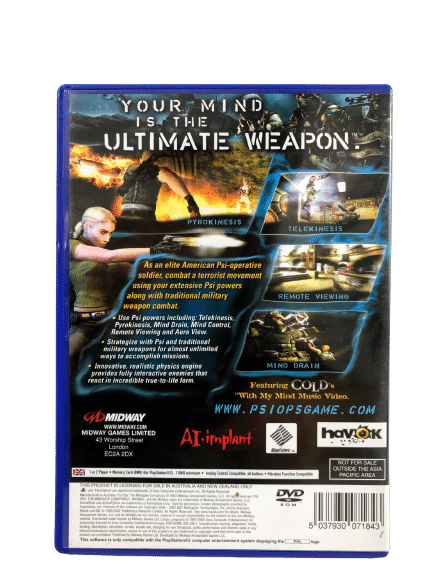 Psi-Ops: The Mindgate Conspiracy (PS2) *EXCELLENT* - Image 3