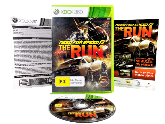 Need for Speed The Run XBox 360 game
