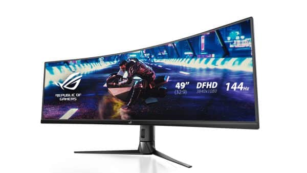 ROG Strix XG49VQ Super Ultra-Wide 49" HDR Gaming Monitor, 32:9 (3840 x 1080), 144Hz, FreeSync, DisplayHDR 400
