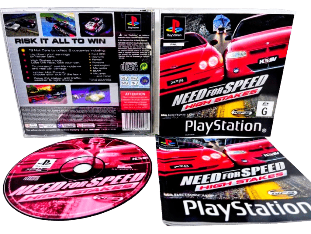 NEED FOR SPEED: High Stakes (PS1) *MINT COMPLETE* - Image 2
