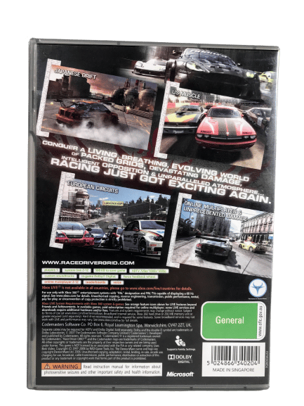 RaceDriver GRID (XBox 360) *COMPLETE* - Image 7
