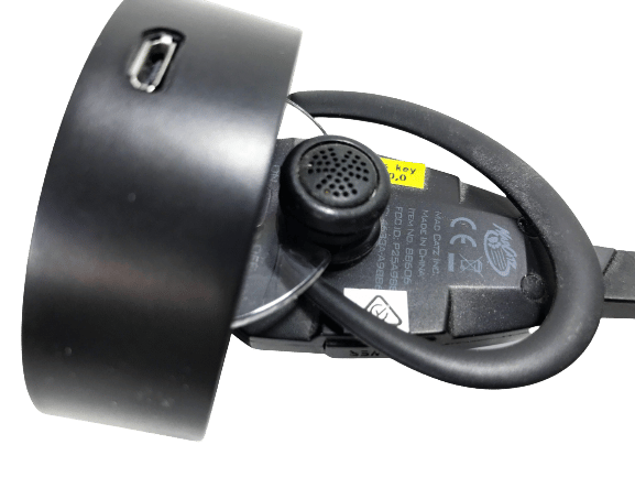 PS3 Bluetooth Wireless Headset with Charge Stand #88606 - Black - Image 2