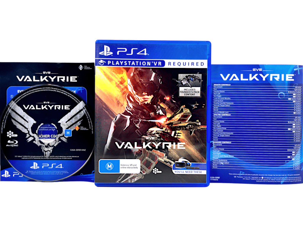Psvr Eve Ps4 EVE VALKYRIE (PS4 VR) *MINT COMPLETE* Appleby Games