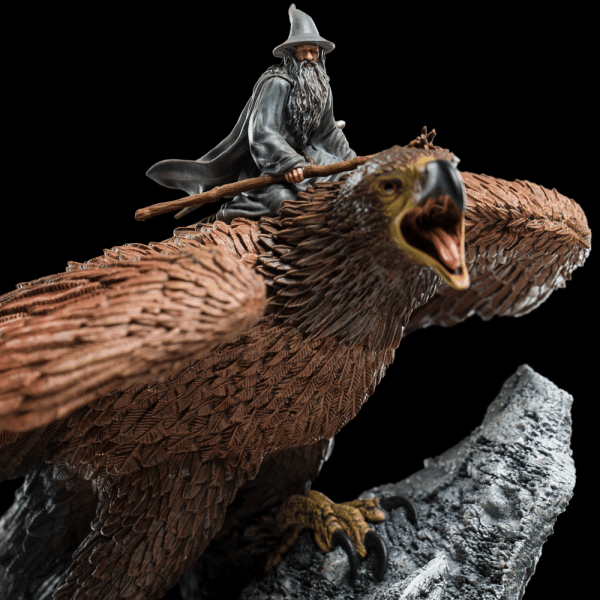 WETA LOTR Gandalf on Gwaihir Statue - Image 12
