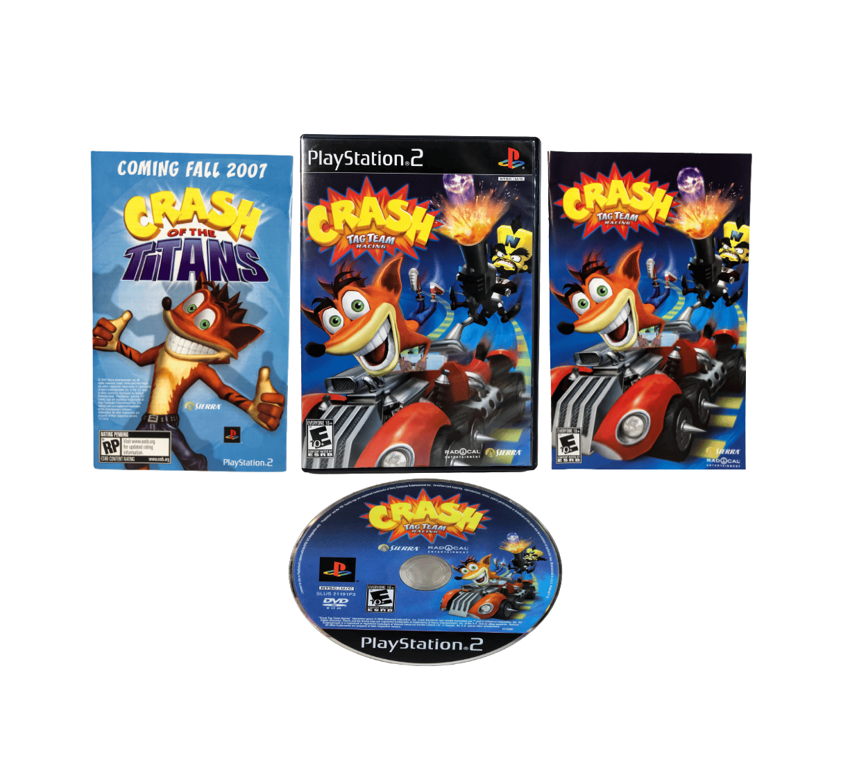 Crash TAG TEAM RACING (NTSC) *AS NEW - MINT COLLECTOR'S*