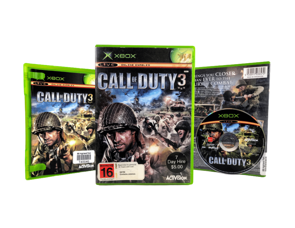 Call of Duty 3 Original XBox game