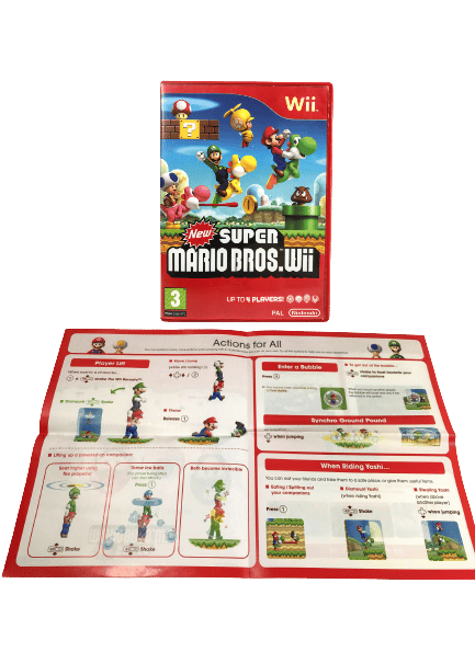 New Super Mario Bros. Wii *MINT COMPLETE* - Image 9