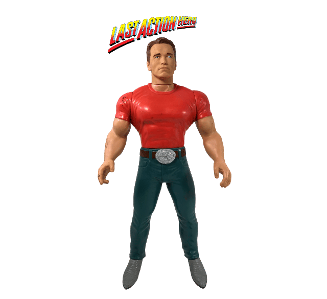 HUGE Arnold Schwarzenegger Last Action Hero Talking Electronic Figure (1993 AUTHENTIC)